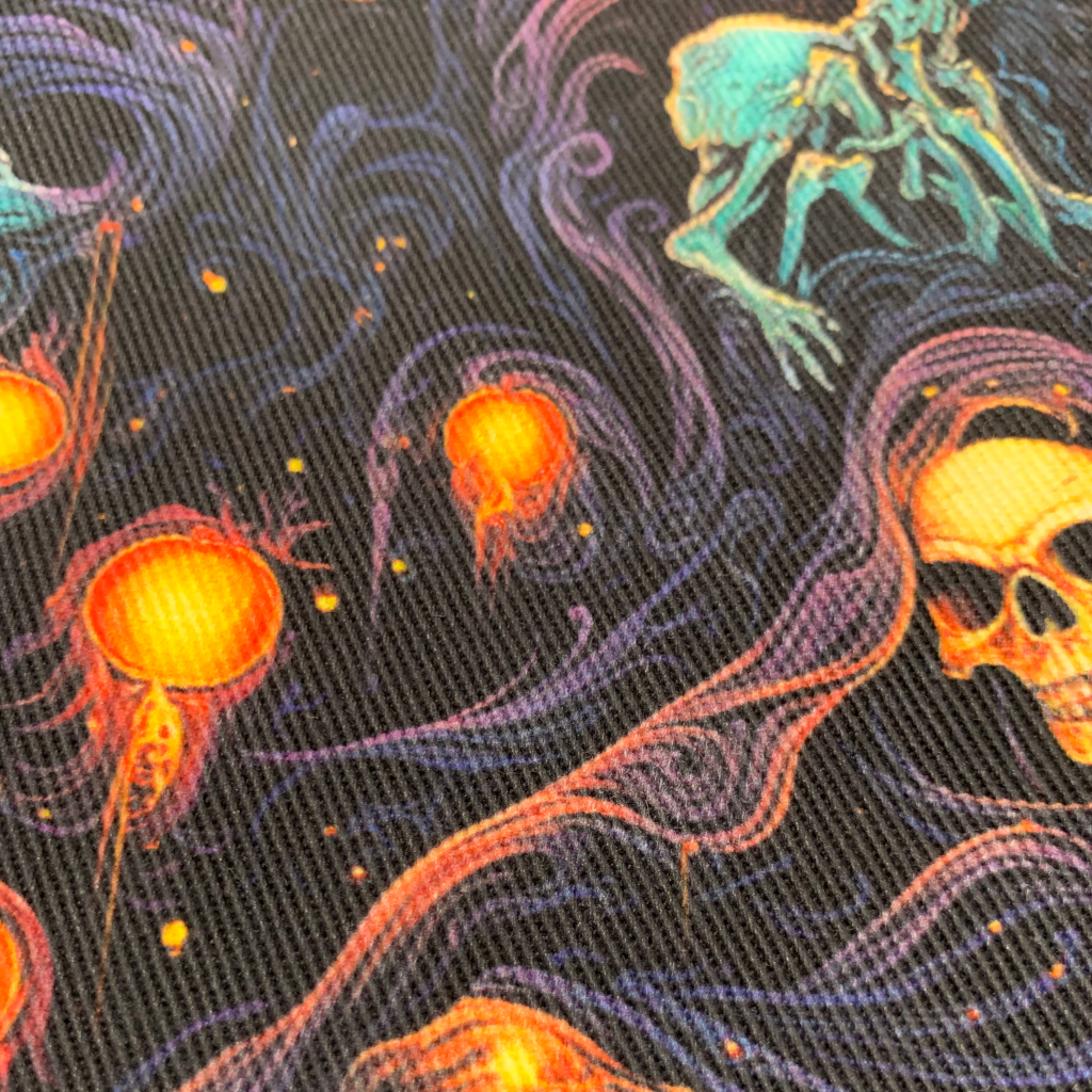 Playmat Bag - Necromancer | Playmat for Standard playmats in MTG, Lorcana, Yu-Gi-Oh!, etc by 20 Hundred Games