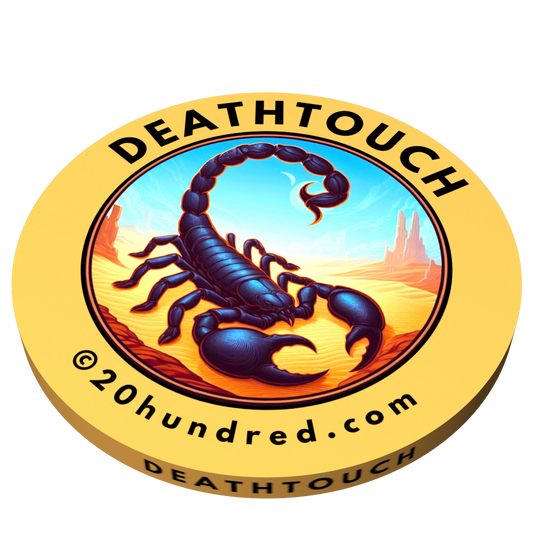 Deathtouch Vintage/Retro Limited Edition ounter for Magic: The Gathering by 20 Hundred Games