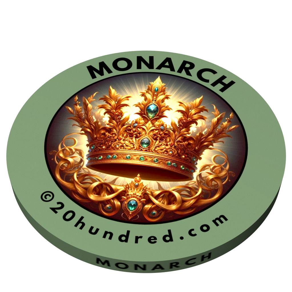 Monarch Marker for Magic:The Gathering by 20 Hundred Games