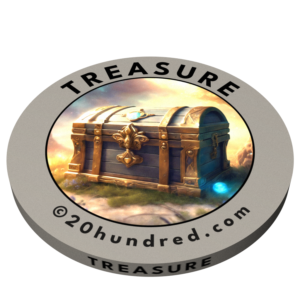 Treasure Token for Magic: The Gathering by 20 Hundred Games